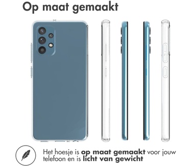 Accezz Clear Backcover Samsung Galaxy A32 (4G) - Transparant