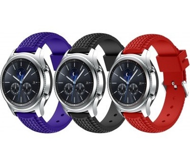 qMust 3 Sport bandjes voor Samsung Gear S3 Classic / Frontier - (SET IV)