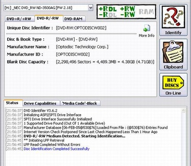 DVD Identifier 3.6.2 screenshot (resized)