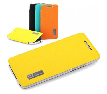 Rock ROCK Leather case HTC One Mini (ELEGANT Serie yellow)