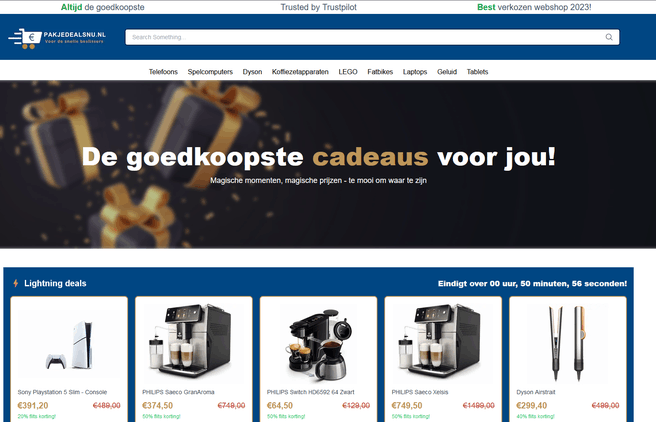 Pakjedealsnu.nl