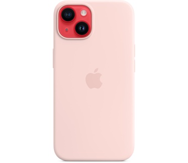Apple Siliconenhoesje met MagSafe voor iPhone 14 - Kalkroze
