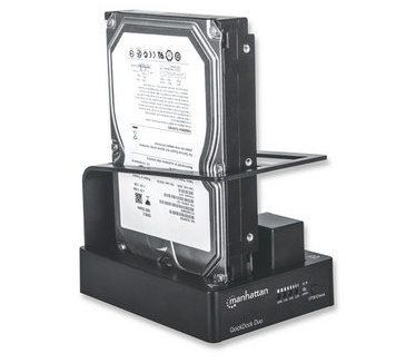 Manhattan QuickDock Duo Zwart