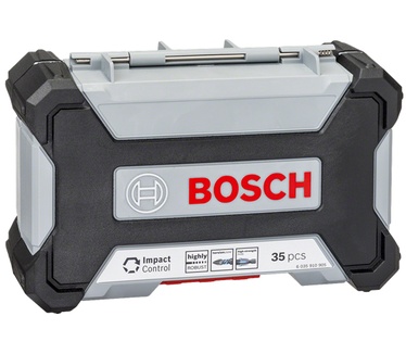 Bosch Pick and Clic Impact Control HSS spiraalboor- en schroefbitset, 35-delig