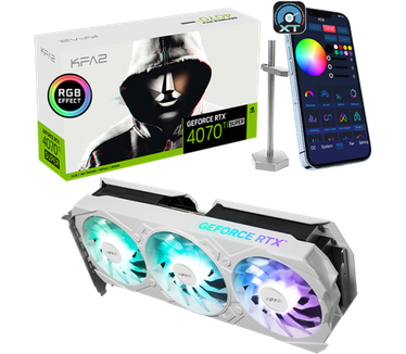 KFA2 GeForce RTX 4070 Ti SUPER EX Gamer White 1-Click OC