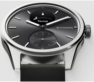 Withings ScanWatch 2 42mm RVS (Zwart)