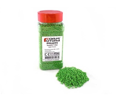 Formfutura EasyFil PLA - Light Green (Pellets, 400 gram)