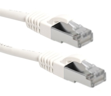 Eeconn Cat.6 S/FTP Patchkabel, AWG26, LSZH, Wit, 0.5m