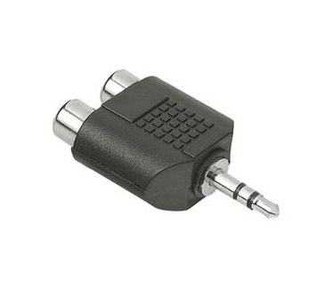 Hama Extension Cable, Stereo 3,5 mm Male Plug - 2 RCA Female Jacks