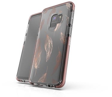 Gear4 Victoria Case voor de Samsung Galaxy S9 - Feathers  Transparant