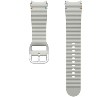 Samsung Galaxy Watch7 Sport Rubberen Band Zilver M/L