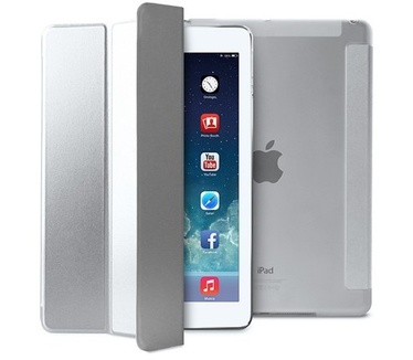Puro Slim Case Zeta met Stand Up Apple iPad Air 2 - Silver