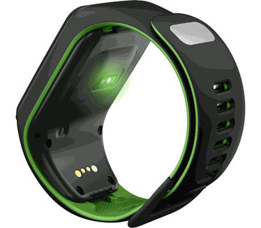 TomTom Runner 3 Cardio + Music Zwart/Groen + Hoofdtelefoon (L)