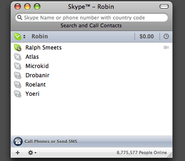Skype for Mac 2.6.0.137