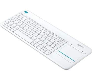 Logitech K400 Plus Wireless Touch Keyboard (Qwerty NL) Wit