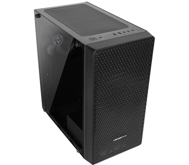 Abkoncore Geh Cronos 350M, Mini Tower zwart, Window (C 350M)