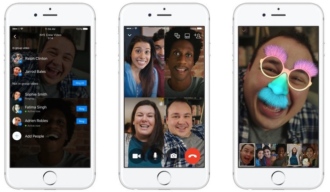 Facebook groepsvideochat