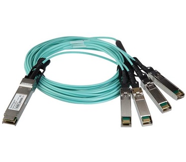 Startech.com QSFP+ optische Breakout kabel actief Cisco QSFP-4X10G-AOC3M compatibel 3m