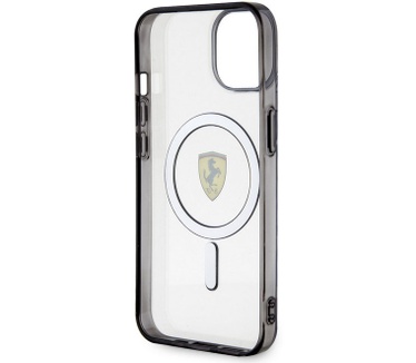 Ferrari Translucent Back Case - Apple iPhone 14 Plus (6.7") Clear Transparant