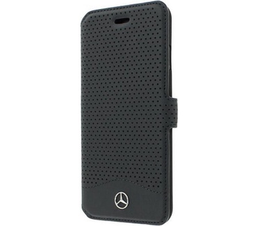 Mercedes-Benz Leather Book Case - Apple iPhone 7/8/SE/SE2 - Blauw Blauw