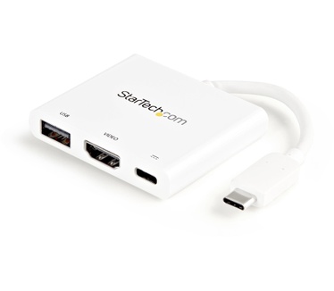 Startech.com USB-C multiport adapter met HDMI USB 3.0 poort 60W PD wit
