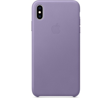 Apple iPhone Xs Max Leather Case  Paars