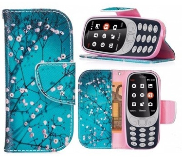 qMust Nokia 3310 (2017) Wallet Case Flower Tree