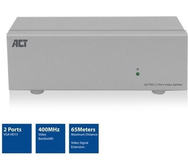 ACT AC7702 VGA splitter 2 ports