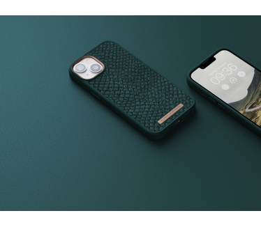 Njord byElements Salmon Leather Magsafe