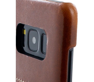 Mobiparts Excellent Backcover Samsung Galaxy S8 Oaked Cognac