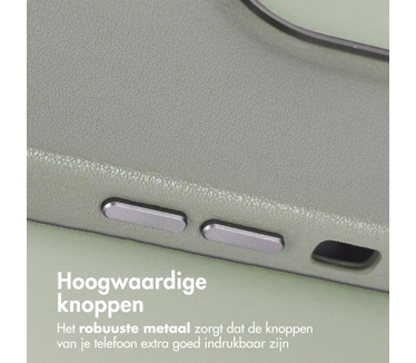 Accezz MagSafe Leather Backcover