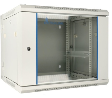 Extralink 9U 600X600 AZH WALL-MOUNTED RACKMOUNT CABINET SWING TYPE GRAY