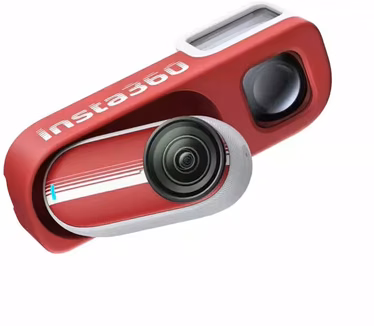 Insta360 Go 3S Retro Bundle (Special Edition) Classic Red 128 GB Rood, Wit