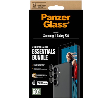 PanzerGlass PanzerGlass® Hoops® 2-in-1 Bundle Samsung Galaxy S26 | Ultra-Wide Fit