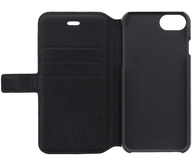Guess 4G Uptown Book Case voor Apple iPhone 7 (4.7") - Antraciet Grijs