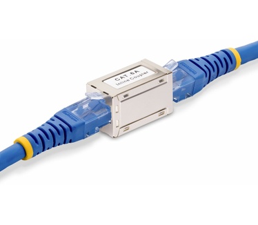 Startech.com Shielded RJ45 Koppelstuk, Inline Cat6a Coupler, Female naar Female (F/F) T568B Connector, Shielded Ethernet Kabel Verlengstuk