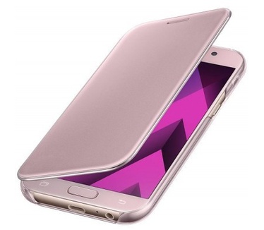 Samsung Galaxy A5 (2017) Clear View Cover - EF-ZA520CP - Pink