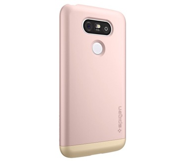 Spigen Style Armor LG G5 Case - Rose Gold (G5) Blauw