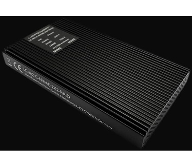 LC-Power LC-M2-C-NVMe-2X2-RAID Zwart