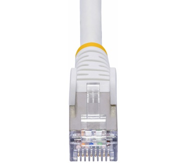 Startech.com 15m CAT8 Netwerkkabel, Wit, Snagless RJ45, 25G/40G, 2000MHz, 100W PoE++, S/FTP, 26AWG 100% Pure Koperdraad, LSZH, Shielded Ethernet Kabel met Trekontlasting, Fluke Channel Getest