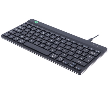 R-Go Tools Compact Break, Bedraad, Qwerty UK, Zwart