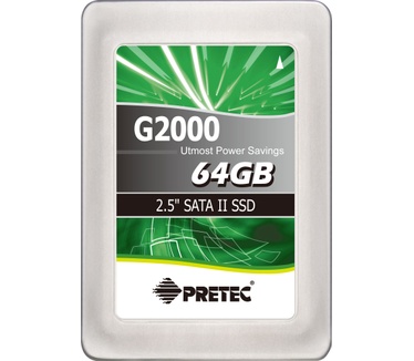 Pretec SSD SATA II 64GB G2000 Series
