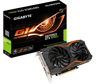 Gigabyte GV-N105TG1GAMING-4GD NVIDIA GeForce GTX 1050 Ti 4GB videokaart