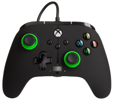 PowerA Enhanced Wired Controller for Xbox Series X|S Groen, Zwart