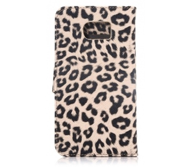 Kees Luipaard Print Portemonnee Hoesje Samsung Galaxy S6