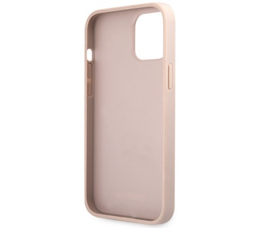 Guess 4G Metal Logo Back Case - iPhone 12 Pro Max (6.7") - Roze Roze