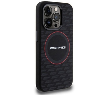Mercedes-Benz Mercedes-AMG Carbon Pattern Back Case iPhone 15 Pro (6.1") Zwart Zwart
