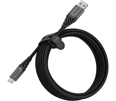 Otterbox Premium Cable USB A-C 3M, zwart