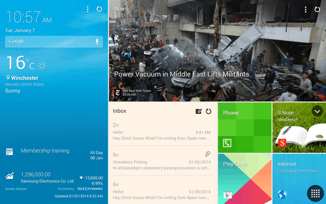 Samsung NotePRO 12,2&quot; - screenshots