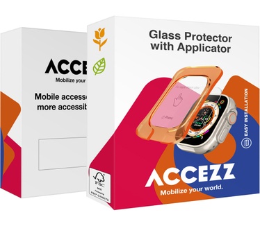 Accezz Gehard Glas Screenprotector met applicator smartwatch